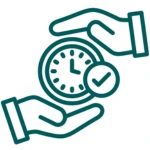 Time saving icon.