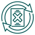 Denial management icon.