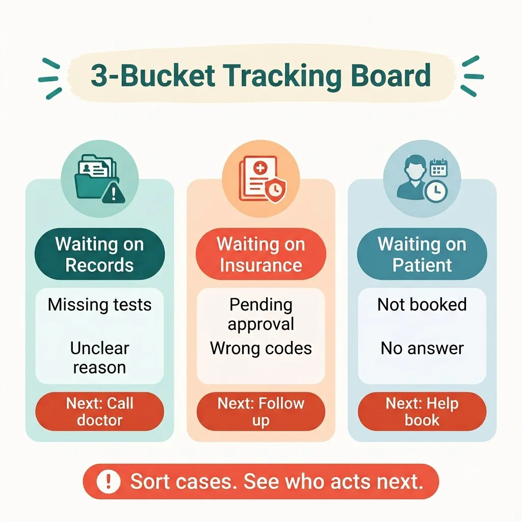 Real time dashboard tracking every medical referral case by status
